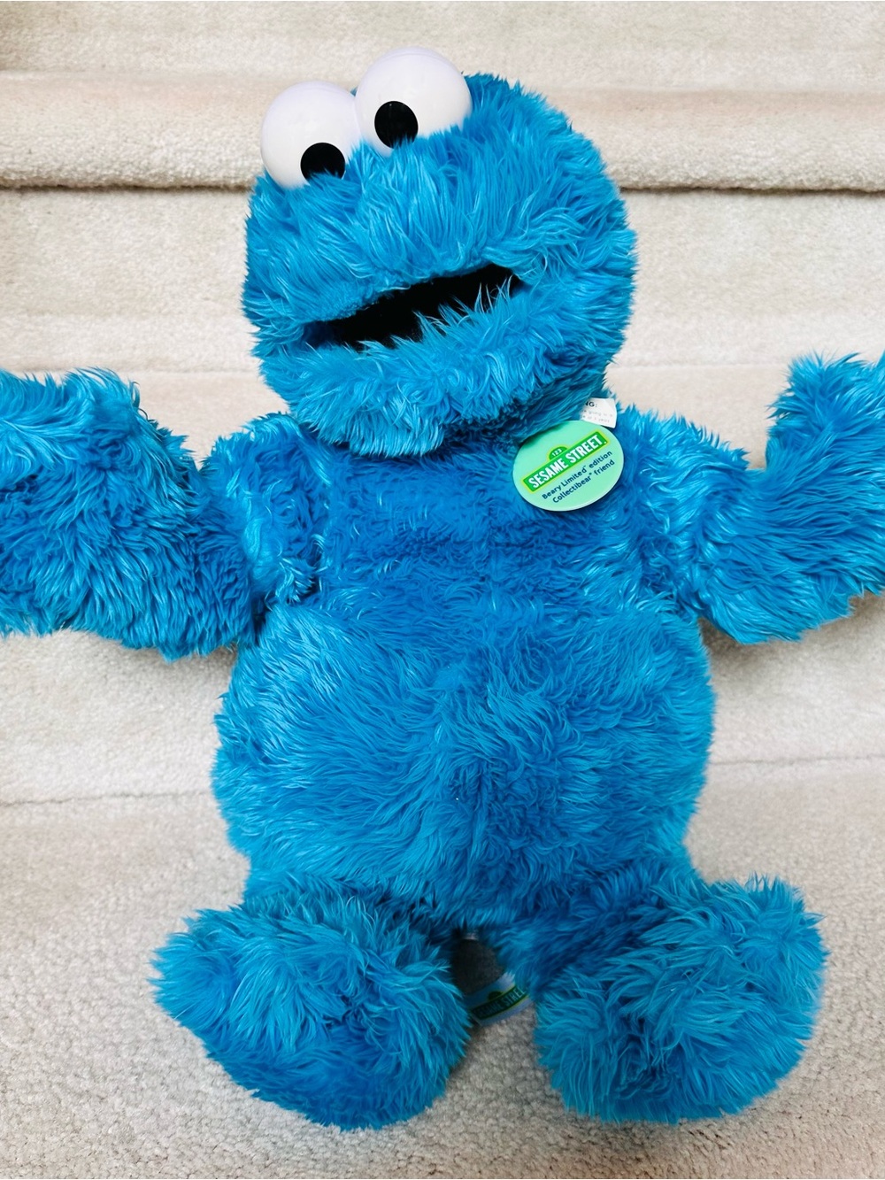 Build A Bear 20” Cookie Monster Sesame Street Limited Edition Plush
